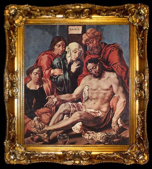 framed  HEEMSKERCK, Maerten van Lamentation of Christ, ta009-2